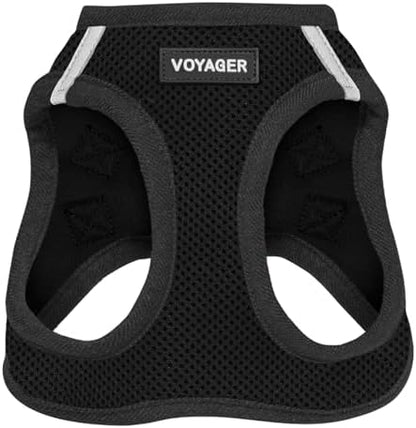 Voyager Step-in Air Dog Vest Harness - Black/Black Trim, Large by BestPetSuppliesLLC