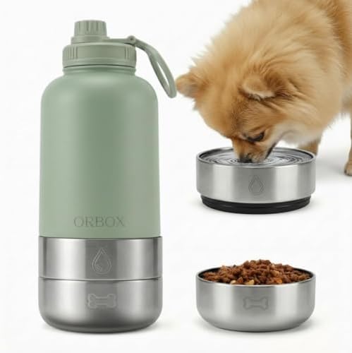 Portable Dog Water Bottle 32oz Insulated Travel Bottle for Small Dogs by Unknown
