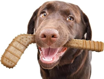 Powerbone Pet Chew Toy for Dogs - Durable, Non Toxic & Pet Safe - Best for Aggressive Chewers, Long Lasting Dental Health, Dog Teeth Cleaning, Dog Life Stages - Hockey Stick 12" - Image 5