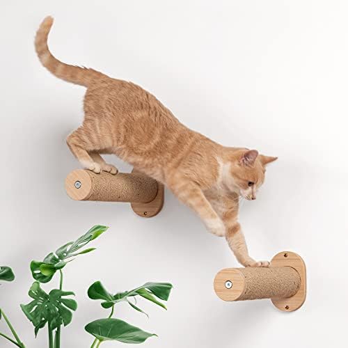 7 Ruby Road Cat Wall Steps - Wall Mounted Cat Climbing Steps by 7RUBYROAD