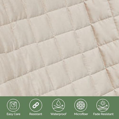 Elegant Comfort Premium Pet Car Seat Cover for Front Seat, Luxury Microfiber Car Seat Protector, Heavy Duty and Durable, Non-Slip and Waterproof Car Seat Cover for Trucks, Cars, and SUVs, Cream - Image 6