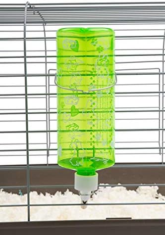 Lixit® Critter Bright Water Bottles for Hamsters, Rabbits, Chinchillas, Ferrets, Guinea Pigs and Other Small Animals - Made in USA (Blue (Pack of 1), 32 Ounce) - Image 4