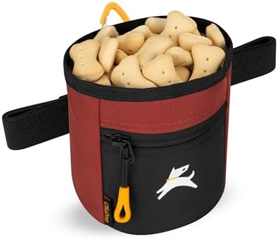 OllyDog, Goodie Treat Bag, Dog Treat Training Pouch | Magnetic Closure | 3 Ways to Wear | Hands-Free Waist Belt | Water-Resistant Recycled Vegan Fabric (Cider) - Image 4
