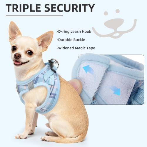 PUPTECK Dog Harness, Collar and Leash Set No Pull for Small Medium Sized - Image 5
