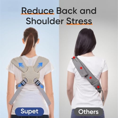 Supet Dog Sling Carrier for Pets, Adjustable Hands Free Front Chest Pouch - Image 2