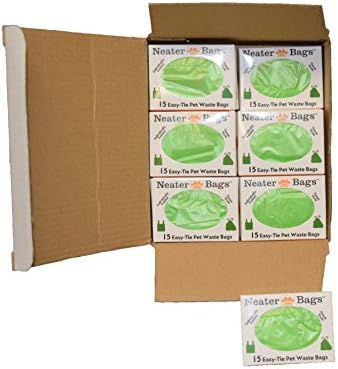 Neater Pet Brands Neater Bags Dog Waste Bag, No Rolls to Fuss With - Dog Poop Bags Dispense One at a Time, Doggie Poop Bag with Easy-Tie Handles (180 Count) - Image 4