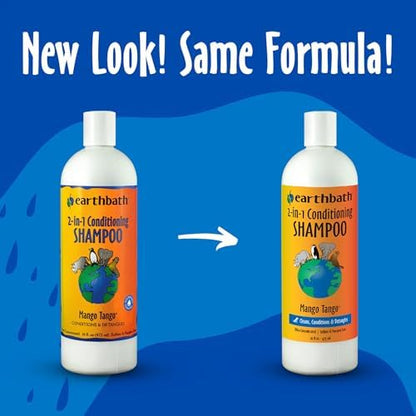 earthbath Mango Tango 2-in-1 Conditioning Shampoo, 16 Oz (1 Pack) - Image 2