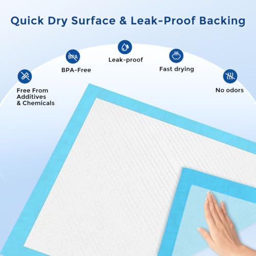 ZOMISIA Puppy Pads 100 Count, Health Monitoring with pH Indicator 22"X 22" - Image 5
