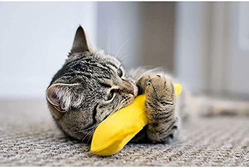 YEOWWW! DuckyWorld 100% ORGANIC CATNIP Leaf & Flower Cat Toy BANANA 3 PACK - Image 4