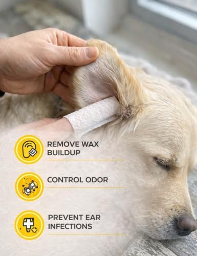 Dr. Oakley Soothing Dog Ear Wipes Cleaner for Dogs & Cats, Dog Ear Wipes for Cleaning - Image 4