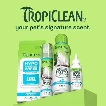 TropiClean Hypoallergenic Dog Wipes, Unscented, 100ct, 4 Pack - Image 7