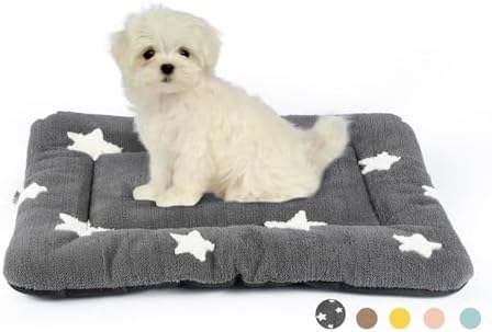 Mora Pets Dog Crate Pad Washable Cat Dog Bed for Crate Flat Pet Kennel Mat by MoraPets