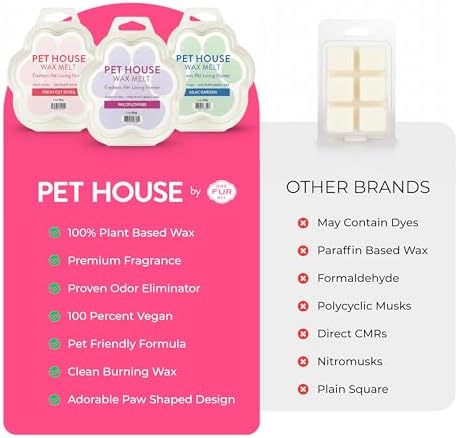 Pink Sugar Spring and Summer Wax Melts Plant-Based Wax, Pet House - Image 3
