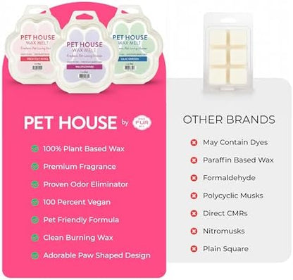 Pink Sugar Spring and Summer Wax Melts Plant-Based Wax, Pet House - Image 3