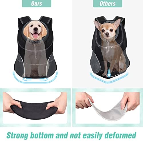 YUDODO Dog Front Carrier Backpack, Adjustable Breathable Dog Backpack - Image 7