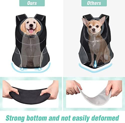 YUDODO Dog Front Carrier Backpack, Adjustable Breathable Dog Backpack - Image 7