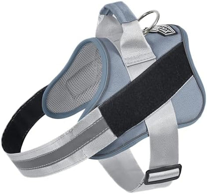 Dog Harness, No-Pull Reflective Dog Vest, Breathable Adjustable Pet Harness with Handle for Outdoor Walking - No More Pulling, Tugging or Choking by Bolux