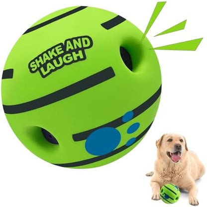 Dog Toys Ball, Interactive, XL, 5.51 in (14 cm) by SHAKEANDLAUGH