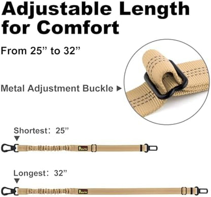 Plutus Pet Dog Seat Belt for Car, Adjustable Harness with Elastic Bungee - Image 6
