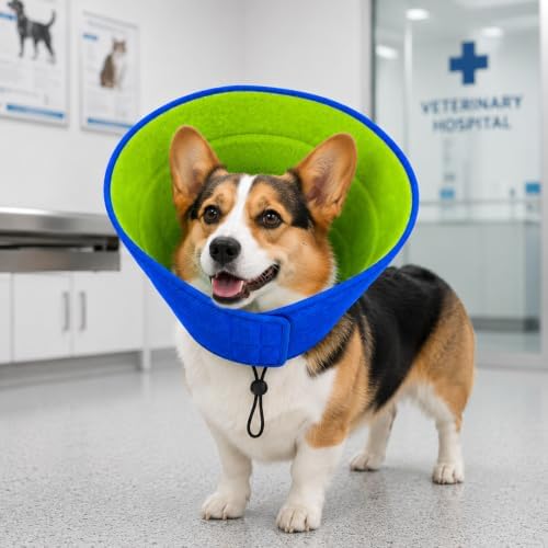 Soft Dog Cone Recovery Collars & Cones After Surgery for Large Dogs - Image 7