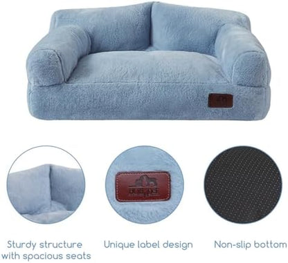 Hollypet Small Dog Large Cat Bed Puppy Couch Beds for Pets up to 25 lbs - Image 6