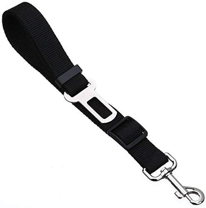 Elisel Elisel 2 Packs Adjustable Length Pet Dog Cat car seat Belt Pet seat Belt Pet Accessories for Dogs Cats and Pets (Black Pink) - Image 5