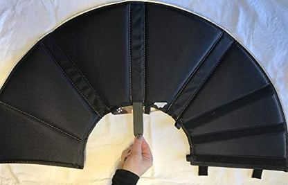 All Four Paws Comfy Cone Pet Cone for Dogs, Cats, Large, Tan - Comfortable Soft Dog Cone Collar Alternative for After Surgery, Wound Care, Spay, Neuter - Dog and Cat Recovery Elizabethan-Collar - Image 5