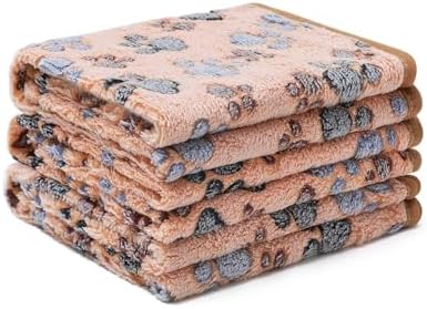 Luciphia Dog Blanket 3 Pack, Soft Cozy Fleece Throw for Puppy Cat,30"x20" by luciphia