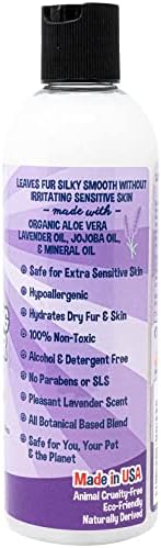 Bodhi Dog Gentle Moisturizing Dog Conditioner - Soothing Plant-Based Formula with Aloe Vera & Jojoba Oil - Hydrates & Softens Coat - Leaves Coat Soft Shiny & Manageable - Lavender Scent (17 Fl Oz) - Image 5