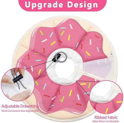 Soft Adjustable Cat Cone Collar, Comfortable Cat Recovery Collar - Image 4