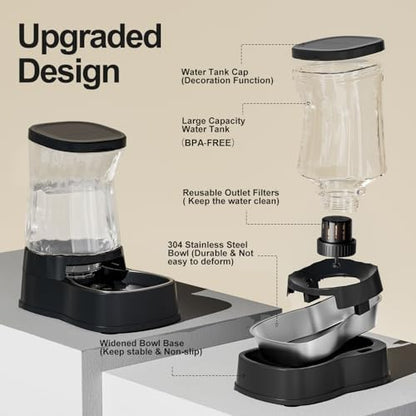 Automatic Dog Water Dispenser, Stainless Steel Bowls Feeder, 100% BPA-Free - Image 6