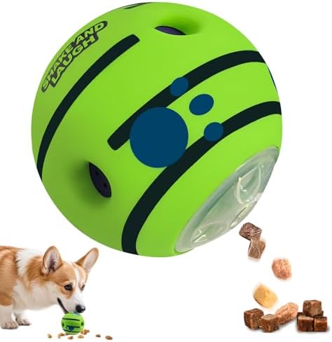 Interactive Puzzle Dog Treat Ball, M, 3.46 in (8.8 cm) by SHAKEANDLAUGH