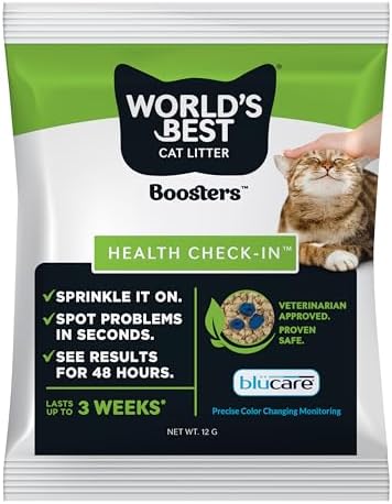 World's Best Cat Litter Boosters Health Check-in, UTI Monitor, 12g Packet by WorldsBestCatLitter