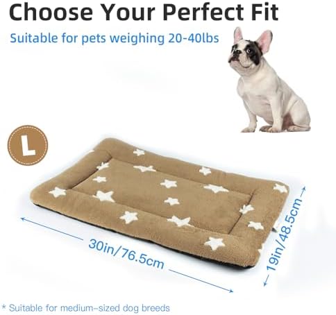 Mora Pets Dog Crate Pad Washable Puppy Dog Bed for Crate Flat Kennel Mat - Image 6