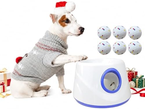 Automatic Dog Ball Launcher, Dog Ball Throw Launcher, for Small/Medium Dogs by RFPP