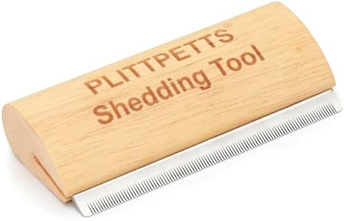 Dog Brush for Shedding, Deshedding Grooming Tool for Dogs, Cats by PLITTPETTS