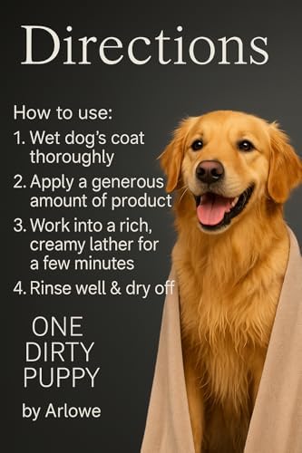 One Dirty Puppy – 5-in-1 Dog Shampoo & Conditioner – Tear-Free Oatmeal Formula for Sensitive Skin – Sulfate Free & Paraben Free – Cleans, Moisturizes, Detangles & Deodorizes – Fast Rinse – Made in USA - Image 6