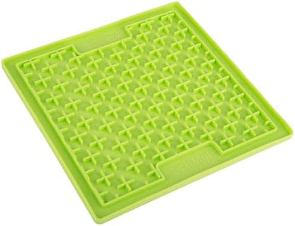 LickiMat Classic Buddy, Cat Slow Feeder Lick Mat, Boredom Anxiety Reducer; Perfect for Food, Treats, Yogurt, or Peanut Butter. Fun Alternative to a Slow Feed Cat Bowl or Dish, Green - Image 3