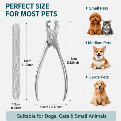 Heavy Duty Dog Nail Clippers for Large Dogs, Thick Nails, Full Metal, Sharp - Image 6