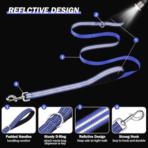Hikiko Double Handle Dog Leash with Two Comfortable Padded Handles - Image 5