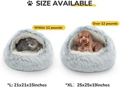 CATISM Cat Bed Hooded Cat Beds for Indoor Cats or Small Dogs - Image 6
