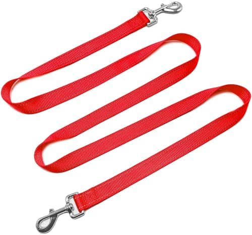 6FT Tie Out Dog Leash Dog Tie down 1"Wide Reflective Nylon Tether by SEPXUFORE