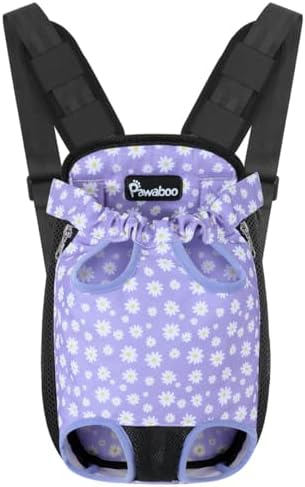 Pawaboo Pet Front Carrier Backpack for Small Medium Dogs by Pawaboo