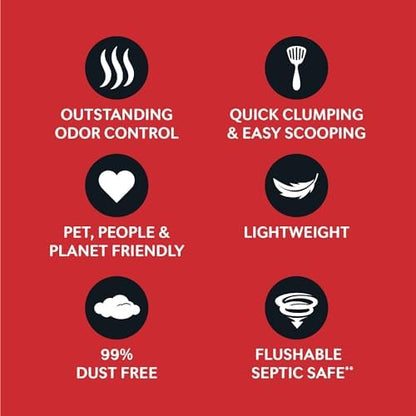 World's Best Cat Litter Multiple Cat, Unscented, Odor Control, 32 lb Bag - Image 4