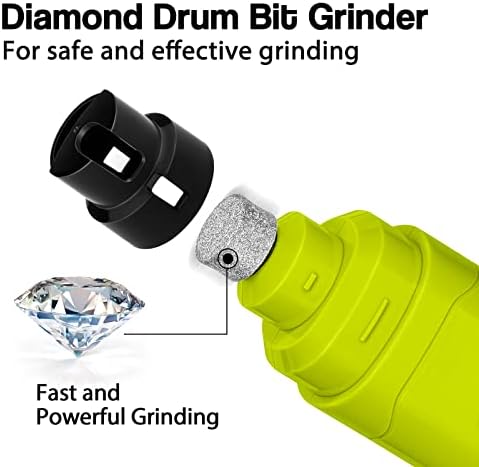 Casfuy Dog Nail Grinder Upgraded - Professional 2-Speed Whisper-Quiet Electric Pet Nail Trimmer Painless Paws Grooming & Smoothing for Small Medium Large Dogs & Cats (Green) - Image 2