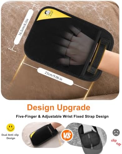 Pet Hair Remover for Furniture, 2-in-1 Pet Hair Removal Glove for Cats Dogs - Image 3