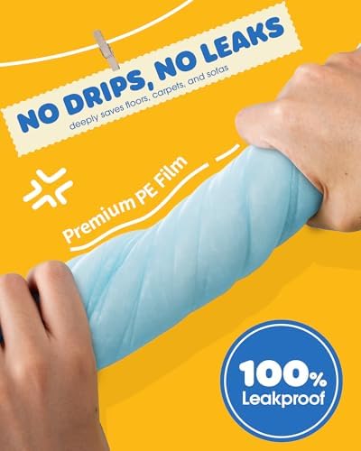 Powools Puppy Pads for Dogs, 22 x 22 in, 6-Layer, Leak-Proof, 150-Pack - Image 4