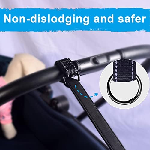 PetBonus 2-Pack Short Dog Leash, Safety Wrist Strap for Retractable Leash - Image 2