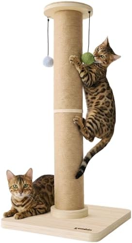 ZOMISIA 35'' Tall Cat Scratching Post for Indoor Cats Adults by Zomisia