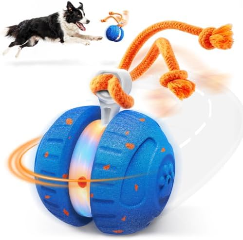 Pamlulu Interactive Dog Toy for Small & Medium Dogs, Fun Enrichment Toy to Keep Dogs Busy, Chew-Friendly Puppy Toy for Indoor & Outdoor Play, Dog Birthday Gift by Home